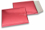 ECO boblekuvert af metallisk plast - rød 180 x 250 mm | PIT Packaging.dk | Alle-konvolutter