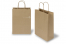 Papirsposer med hank snoet - brun stribet, 220 x 100 x 310 mm, 90 g | PIT Packaging.dk | Alle-konvolutter