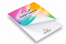 Notesblok med print - 148 x 210 mm, omslag med glanslaminat | PIT Packaging.dk | Alle-konvolutter