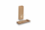 Papirsposer med blokbund brun - 70 x 40 x 205 mm med vindue, 100 ml | PIT Packaging.dk | Alle-konvolutter