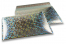 ECO boblekuvert af metallisk plast - sølv holografisk 235 x 325 mm | PIT Packaging.dk | Alle-konvolutter
