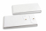 Kuverter med snøreluk - 110 x 220 x 25 mm, hvid | PIT Packaging.dk | Alle-konvolutter