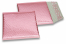ECO boblekuvert af metallisk plast - roseguld 165 x 165 mm | PIT Packaging.dk | Alle-konvolutter