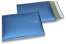 ECO boblekuvert af mat metallisk plast - mørkeblå 180 x 250 mm | PIT Packaging.dk | Alle-konvolutter