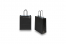Papirsposer med hank snoet - sort, 180 x 80 x 220 mm, 90 g | PIT Packaging.dk | Alle-konvolutter