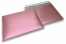 ECO boblekuvert af mat metallisk plast - roseguld 320 x 425 mm | PIT Packaging.dk | Alle-konvolutter