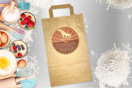 Papirsposer med hank foldbar | PIT Packaging.dk | Alle-konvolutter