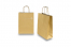 Papirsposer med hank snoet - guld, 220 x 100 x 310 mm, 90 g | PIT Packaging.dk | Alle-konvolutter