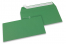 Farvede kuverter - Mørkegrønne, 110 x 220 mm   | PIT Packaging.dk | Alle-konvolutter