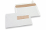 Offwhite rudekuverter, 162 x 229 mm (C5), rude til højre 40 x 110 mm, rude positioneret 15 mm fra højre og 72 mm fra bunden, 90 g, vægt ca. 7 g pr. stk.  | PIT Packaging.dk | Alle-konvolutter