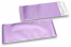 Lilla farvede mat metallisk foliekuverter - 110 x 220 mm | PIT Packaging.dk | Alle-konvolutter