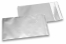 Sølv farvede mat metallisk foliekuverter - 114 x 162 mm | PIT Packaging.dk | Alle-konvolutter