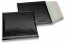 ECO boblekuvert af metallisk plast - sort 165 x 165 mm | PIT Packaging.dk | Alle-konvolutter