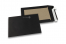 Farvede kuverter med karton på bagsiden - Sort, 162 x 229 mm | PIT Packaging.dk | Alle-konvolutter