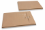 Kuverter med snøreluk - 229 x 324 x 25 mm, brun | PIT Packaging.dk | Alle-konvolutter