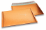 ECO boblekuvert af metallisk plast - orange 235 x 325 mm | PIT Packaging.dk | Alle-konvolutter