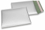 ECO boblekuvert af mat metallisk plast - sølv 180 x 250 mm | PIT Packaging.dk | Alle-konvolutter