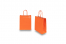 Papirsposer med hank snoet - orange, 180 x 80 x 220 mm, 90 g | PIT Packaging.dk | Alle-konvolutter
