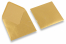Lykønskningskuverter i guldfarve 150 x 150 mm | PIT Packaging.dk | Alle-konvolutter