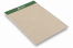 Notesblok med print - bagside med omslag | PIT Packaging.dk | Alle-konvolutter