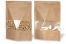 Ståposer med rude - brun, 250 x 340 x 120 mm, 3000 ml | PIT Packaging.dk | Alle-konvolutter