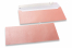 Babylyserøde kuverter med perlemorseffekt - 110 x 220 mm | PIT Packaging.dk | Alle-konvolutter