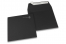 Farvede kuverter - Sorte, 160 x 160 mm  | PIT Packaging.dk | Alle-konvolutter