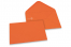 Farvede kuverter til lykønskningskort - Orange, 133 x 184 mm | PIT Packaging.dk | Alle-konvolutter