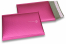 ECO boblekuvert af mat metallisk plast - pink 180 x 250 mm | PIT Packaging.dk | Alle-konvolutter