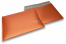 ECO boblekuvert af mat metallisk plast - orange 320 x 425 mm | PIT Packaging.dk | Alle-konvolutter
