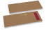Bestikposer brun uden snit + bordeaux serviet | PIT Packaging.dk | Alle-konvolutter