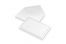 Kuverter til begravelseskort - Hvid + enkelt kant, 120 x185 mm | PIT Packaging.dk | Alle-konvolutter