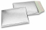 ECO boblekuvert af metallisk plast - sølv 180 x 250 mm | PIT Packaging.dk | Alle-konvolutter