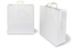 Papirsposer med hank foldbar - hvid, 450 x 170 x 420 mm | PIT Packaging.dk | Alle-konvolutter