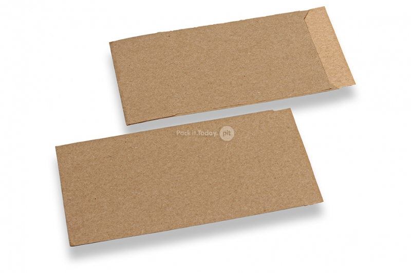 L&oslash;nkuverter af kraftpapir - 85 x 132 mm