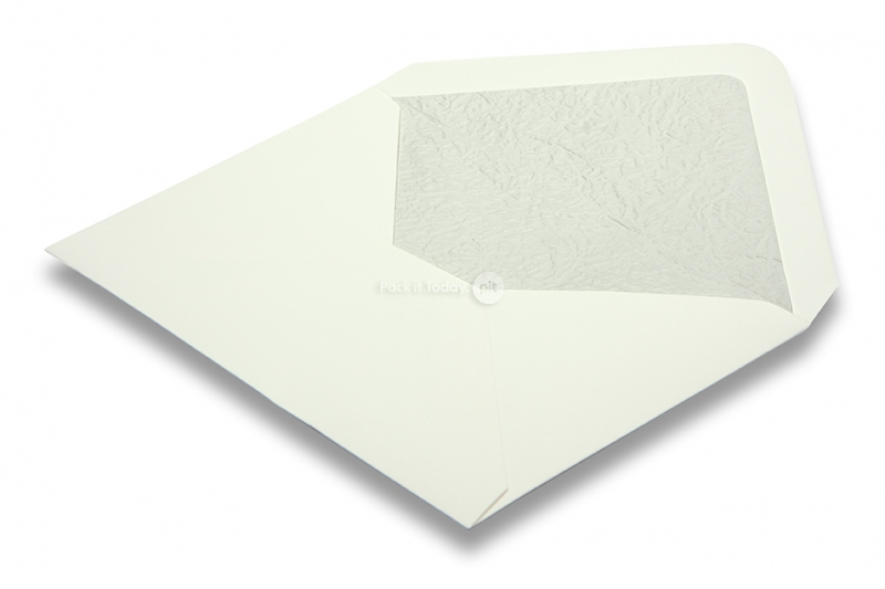 Forede elfenbenshvide kuverter - Hvidt for