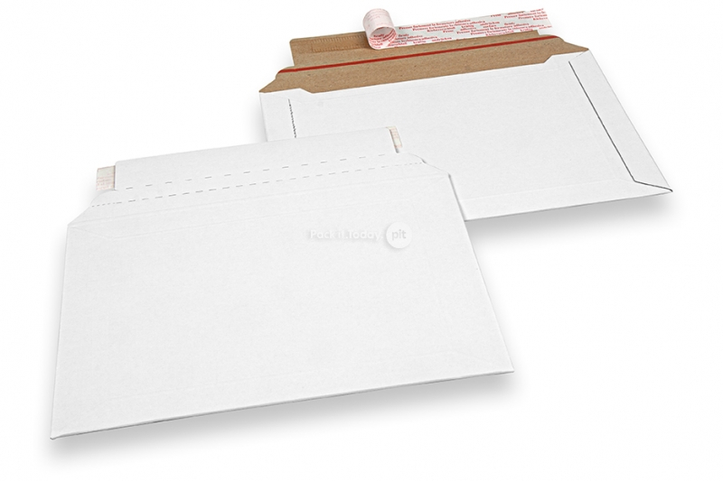 Bølgepapkuverter hvid - 190 x 275 mm