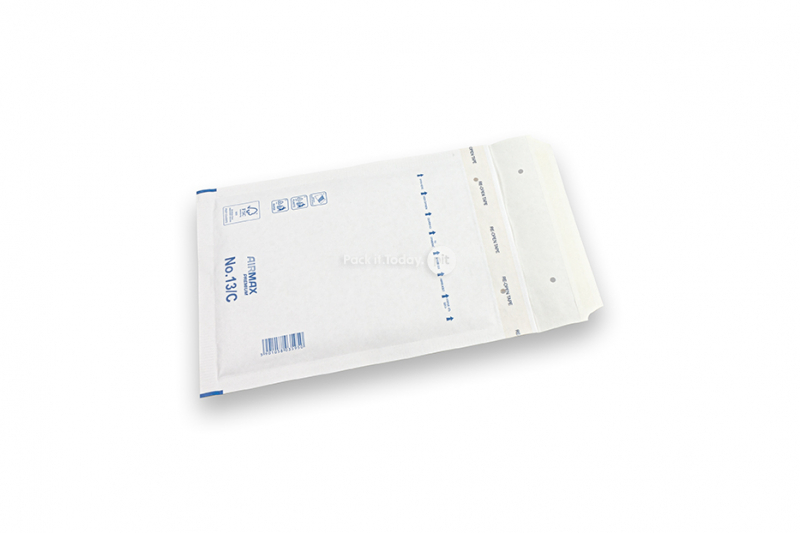 Hvid boblekuvert (80 g) - 150 x 215 mm