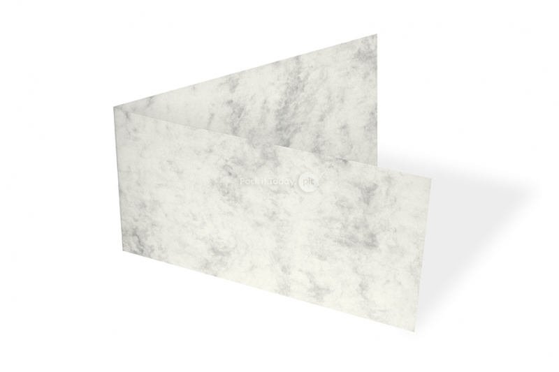 Marmoreret kort - 90 x 173 mm, marmoreret grå