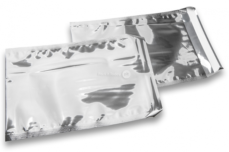 Sølv metallisk foliekuverter - 162 x 229 mm