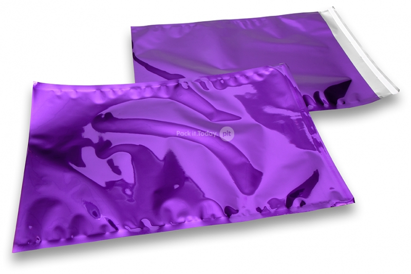 Lilla metallisk foliekuverter - 229 x 324 mm