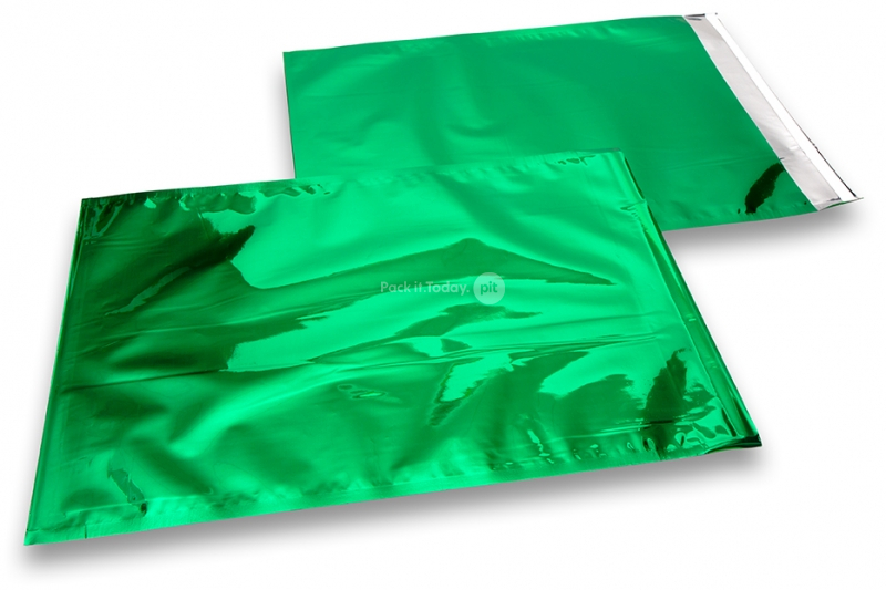 Grønne metallisk foliekuverter - 320 x 430 mm