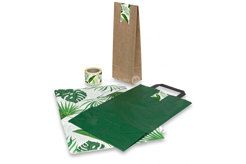 Langstrakte segl med print - jungle