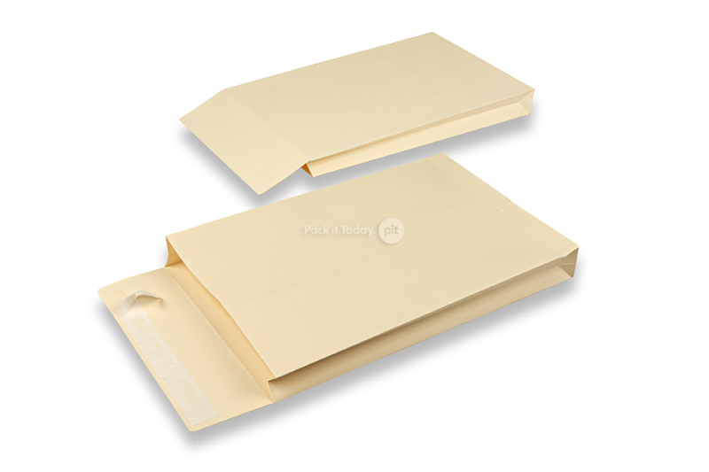 Prøvekuverter med klodsbund og ekspansion - 230 x 350 x 40 mm, creme