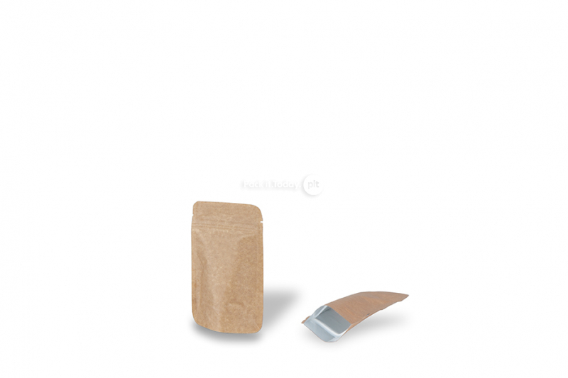 Brune ståposer i kraftpapir - 85 x 145 x 50 mm, 100 ml