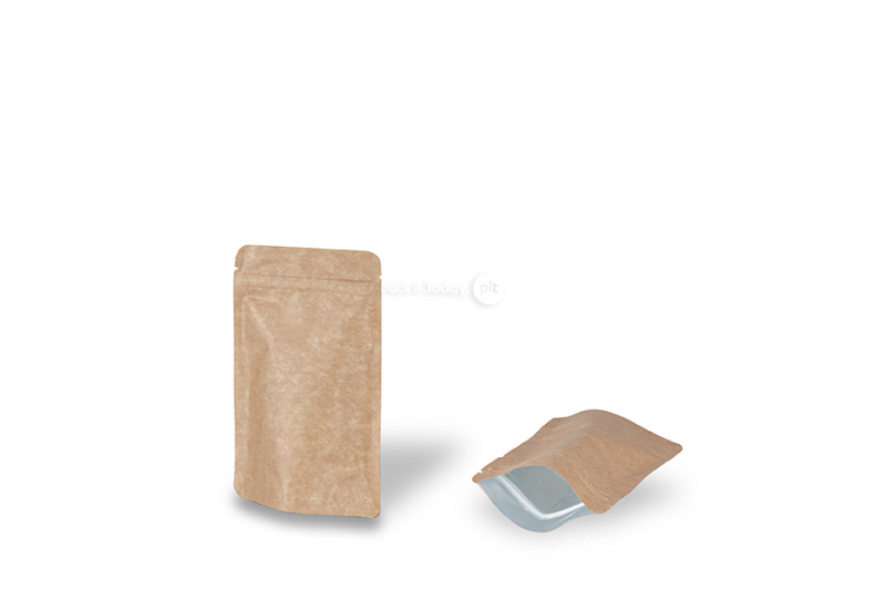 Brune ståposer i kraftpapir - 110 x 185 x 70 mm, 250 ml