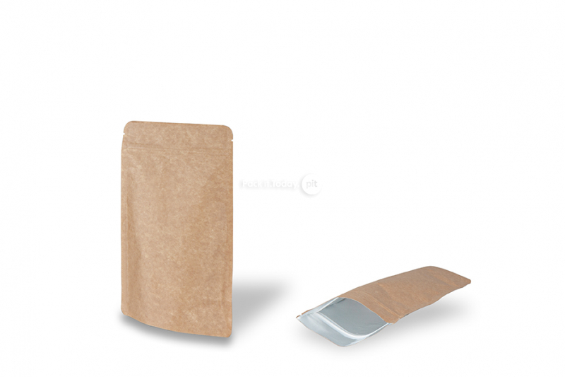 Brune ståposer i kraftpapir - 130 x 225 x 70 mm, 500 ml