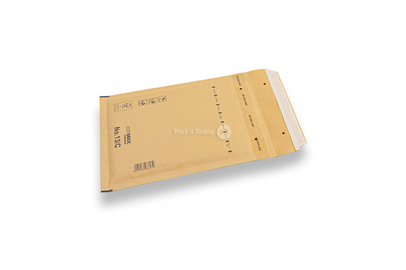 Brune boblekuvert (80 g) - 150 x 215 mm (C13)