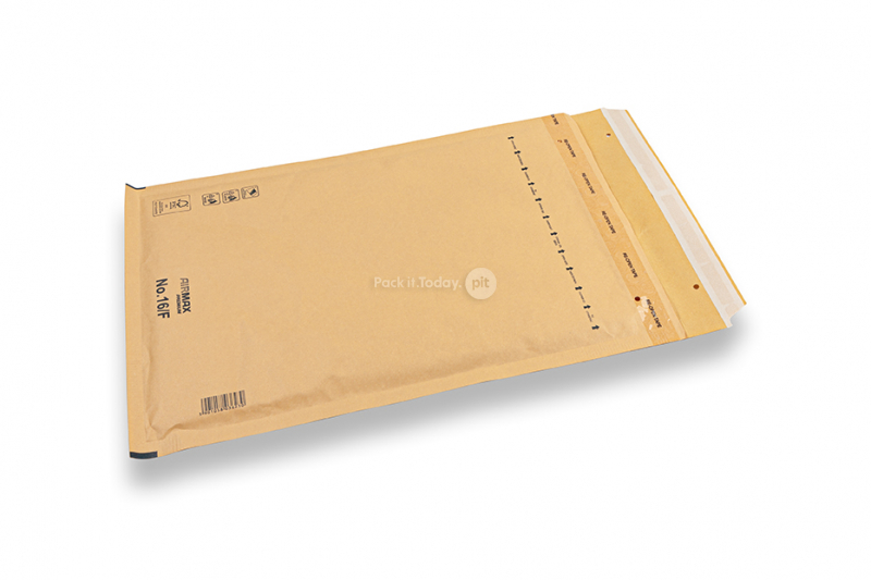 Brune boblekuvert (80 g) - 220 x 340 mm (F16)