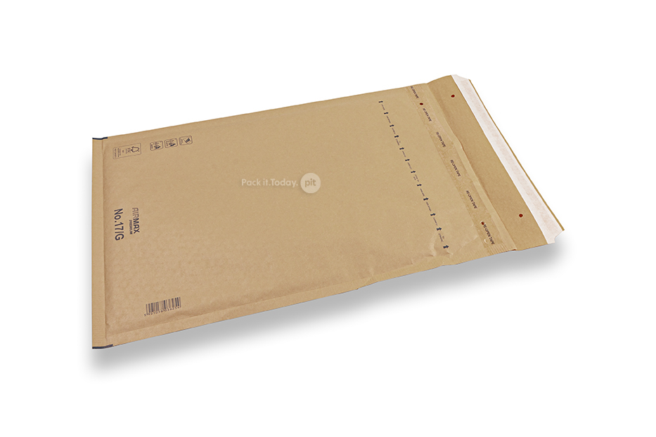 Brune boblekuvert (80 g) - 230 x 340 mm (G17)